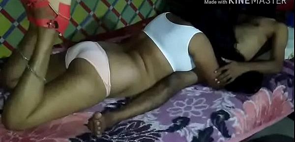  Desi indian village bhabhi fucking with her sister&039;s son in absence of her family and loud moaning